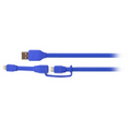 TYLT Syncable-Duo Charge and Sync Cable (3.3') Blue